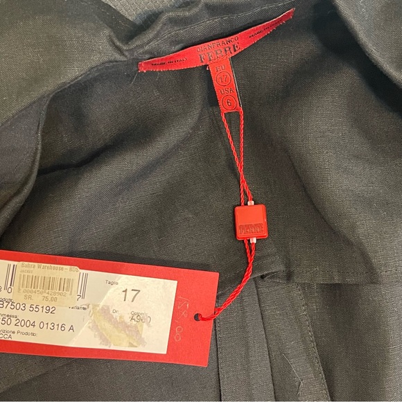 Gianfranco Ferre Linen Blazer One Button Made in Italy - Picture 7 of 11